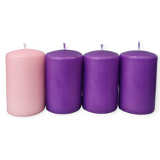 Adventi koszorú gyertya  4db 6*4 2401