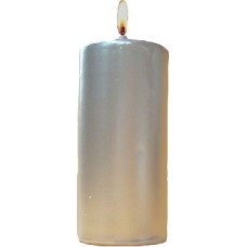 Ezüst gyertya henger 9*4