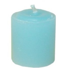 Világos kék gyertya anyagában színezett gysz.003361 
