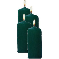 Zöld gyertya 4*9cm 1db